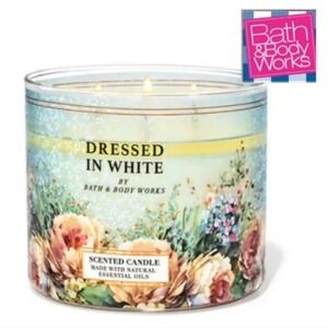Bath Body Works Dressed in White 3 Wick Candle
